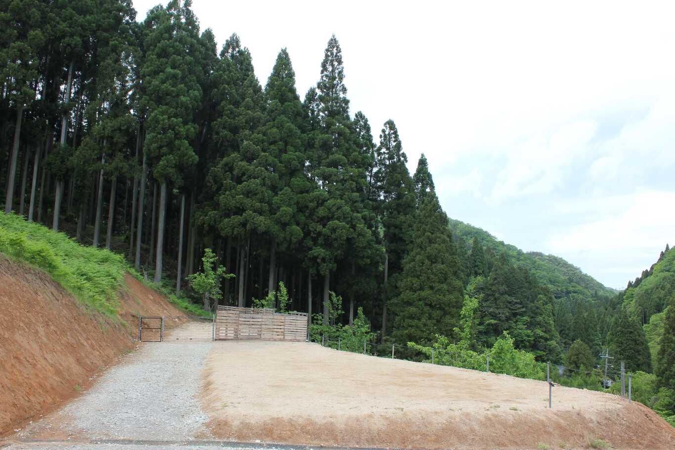 キャンプ場入口